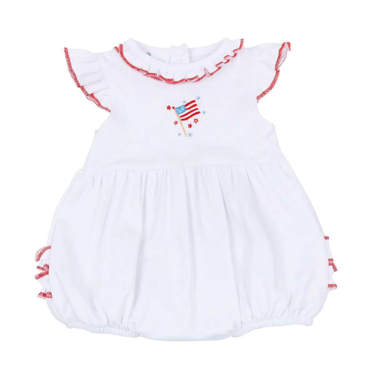 A Sparkly Fourth Red Ruffle Flutters Bubble
