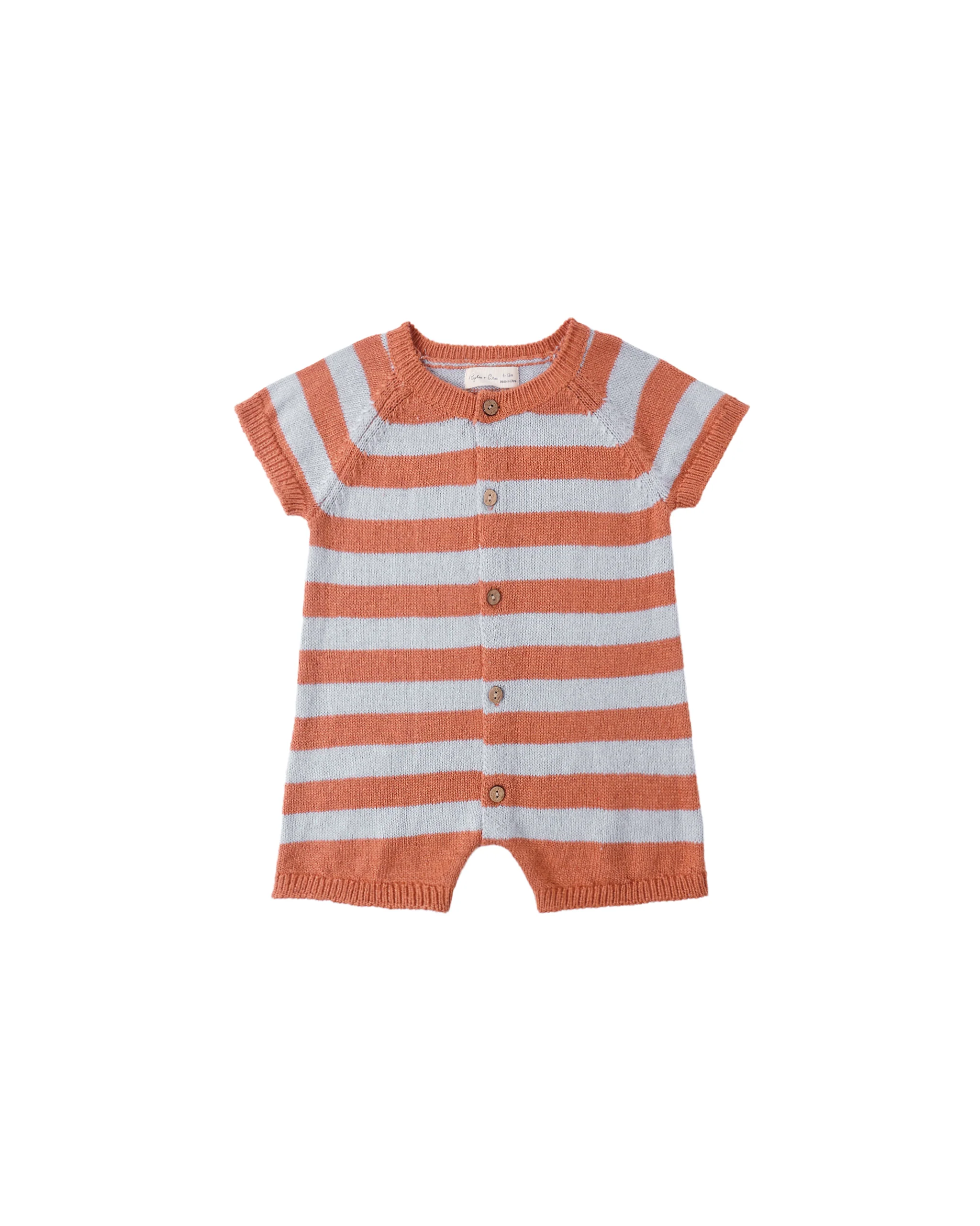 Americana Stripe Liam Knit Romper