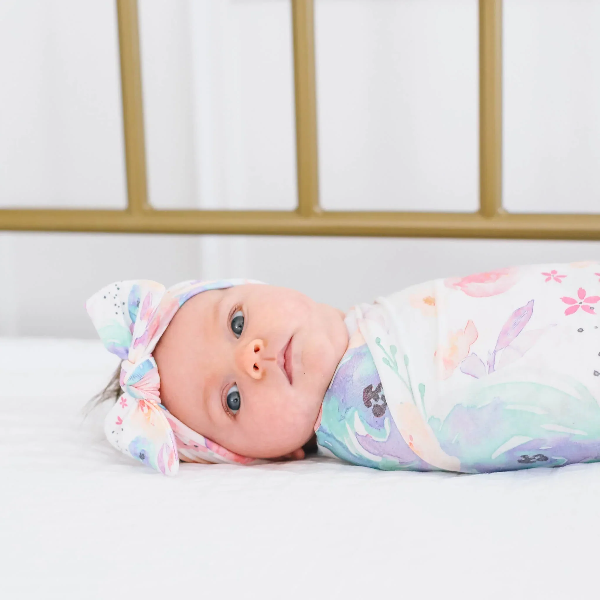 Bloom Knit Headband Bow - Image 2