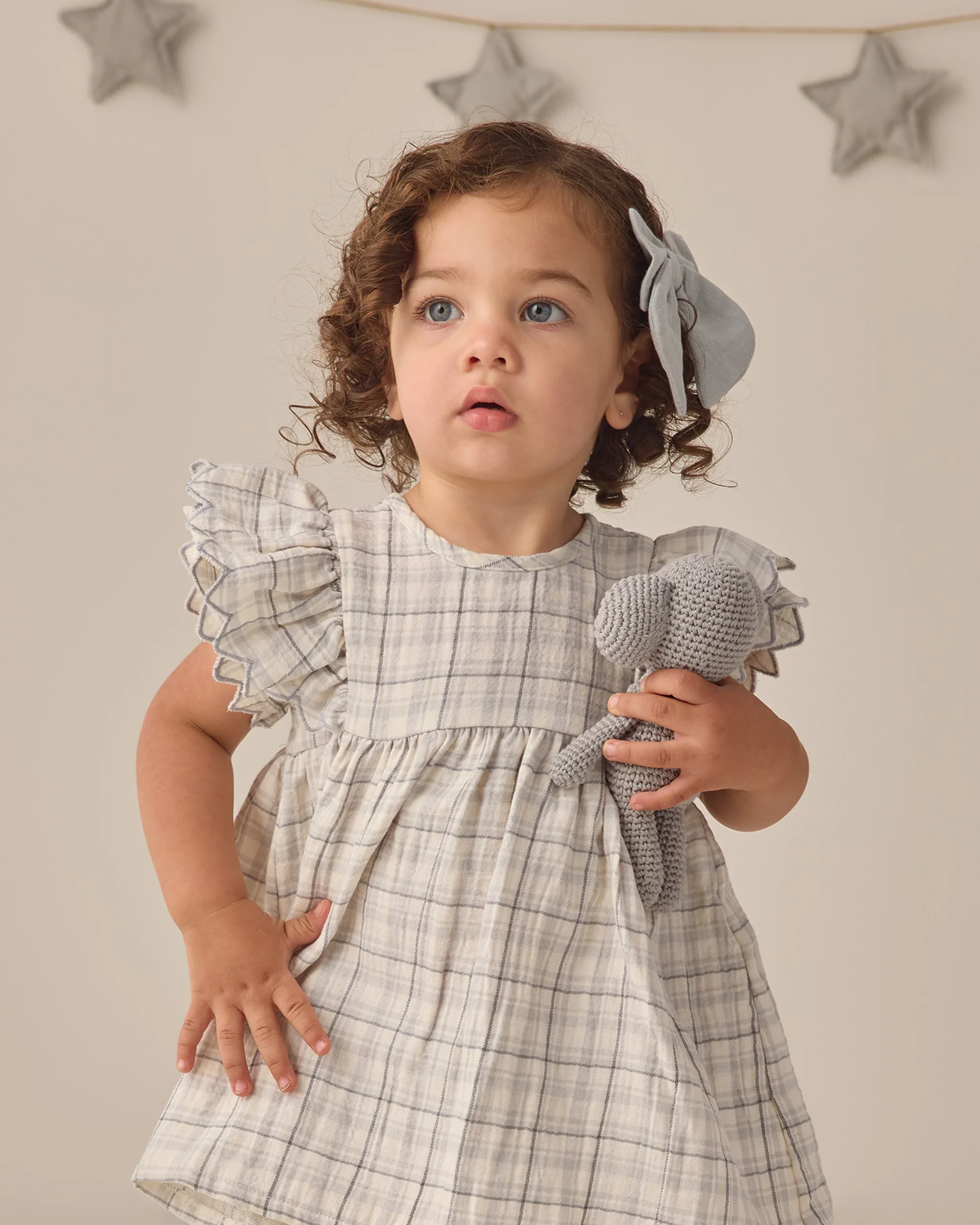 Blue Plaid Alina Dress - Image 3