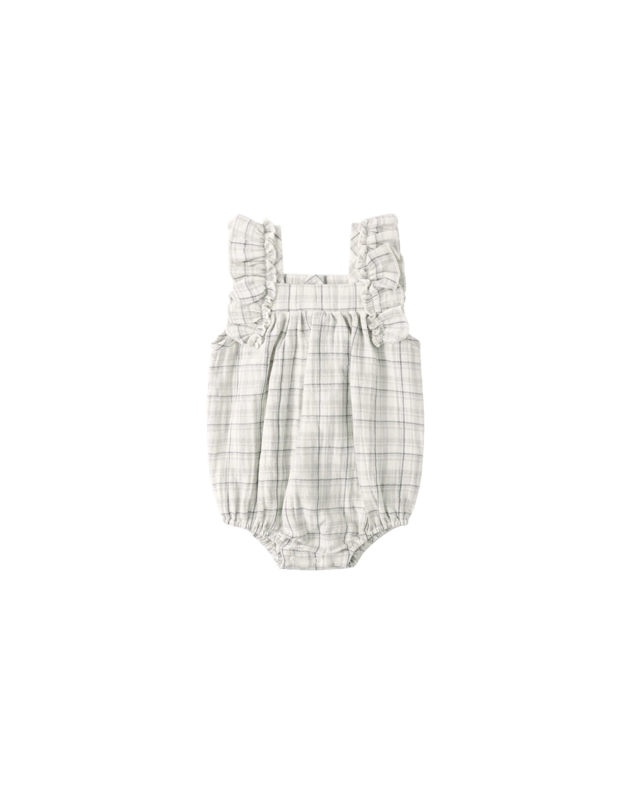 Blue Plaid Maya Romper