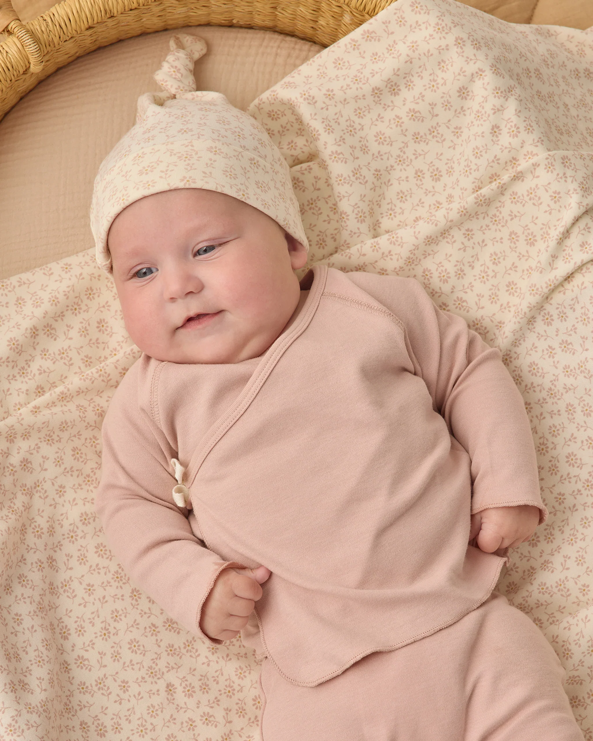 Ditsy Knotted Baby Hat - Image 2