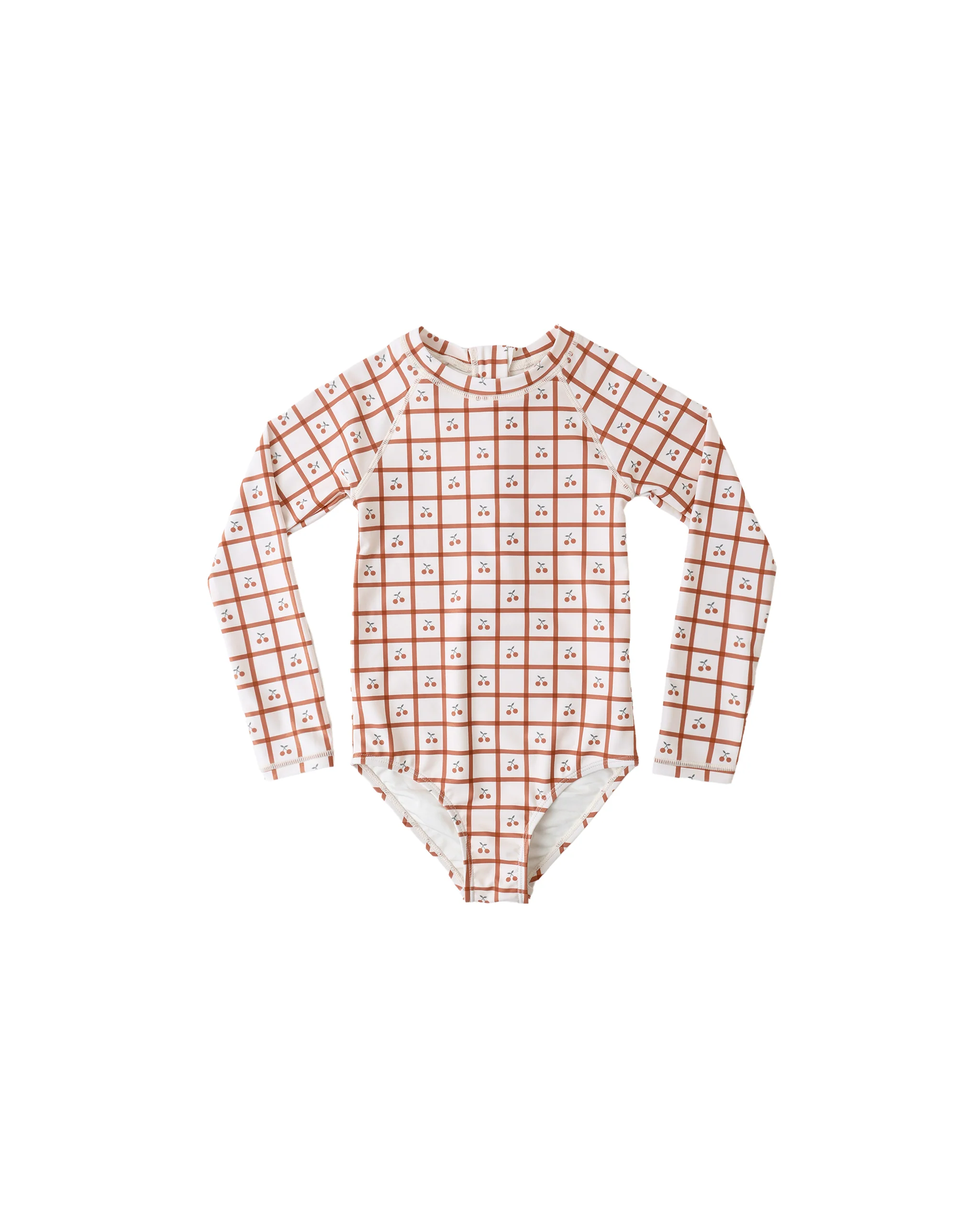 Cherry Check Delphine Rashguard One Piece