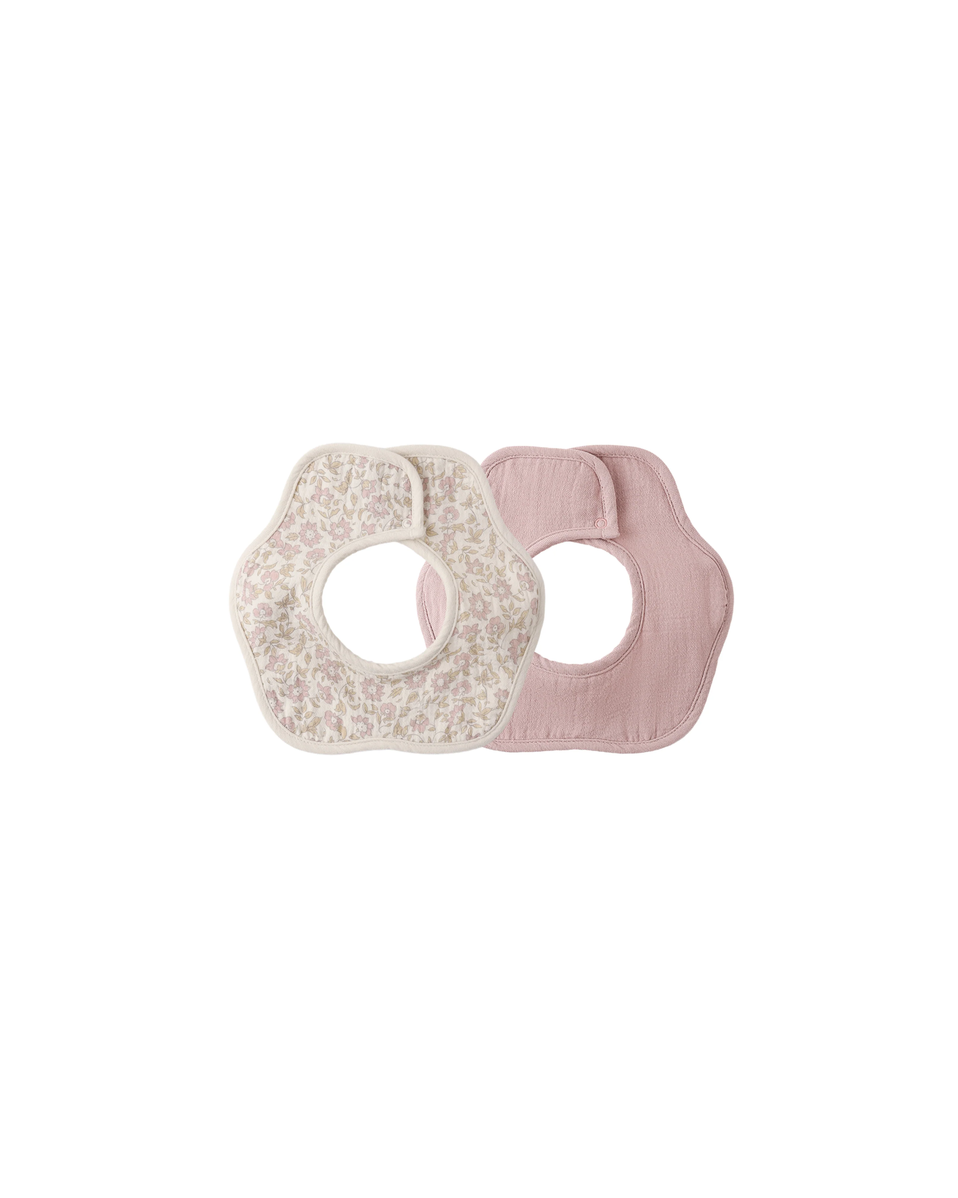 Dahlia & Mauve Flower Bib Pack