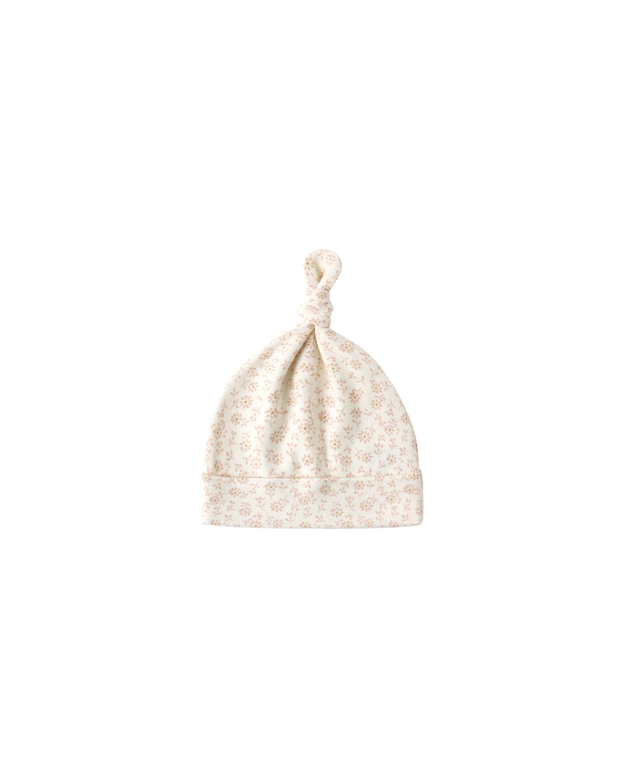 Ditsy Knotted Baby Hat