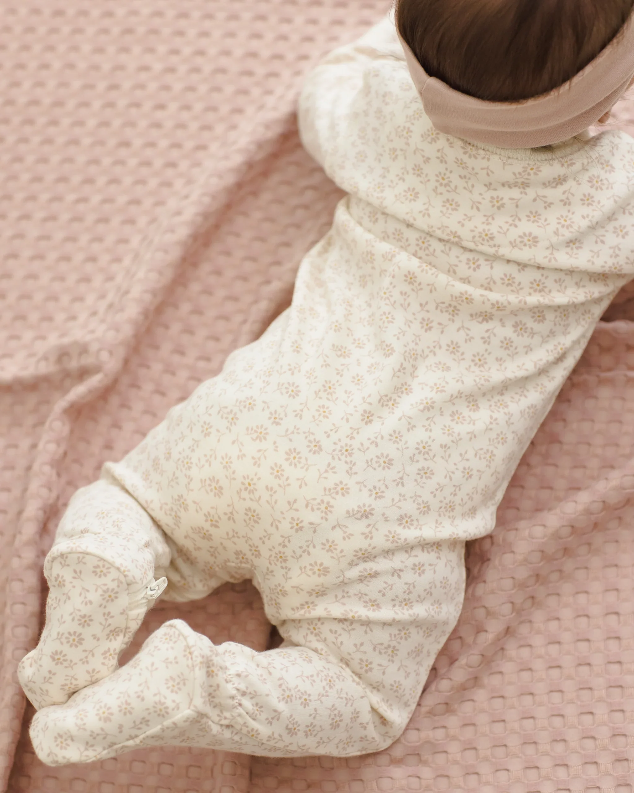 Ditsy Zip Long Sleeve Sleeper Footie - Image 2