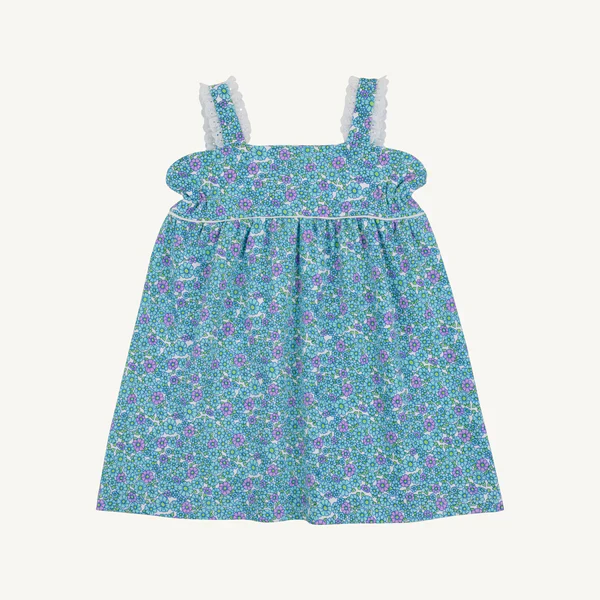 Fitzroy Floral with Worth Avenue White Millie Day Dress