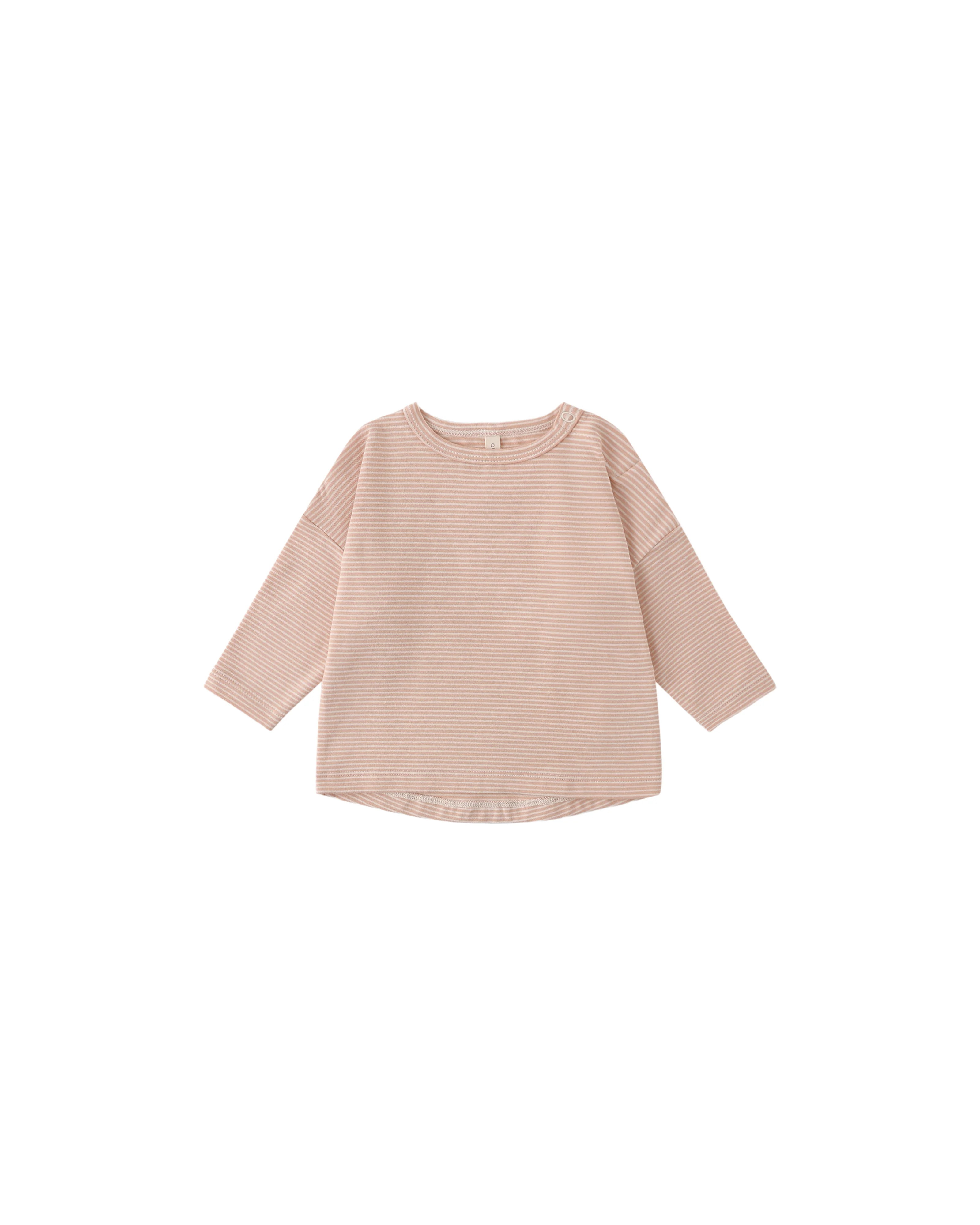Melon Micro Stripe Long Sleeve Tee