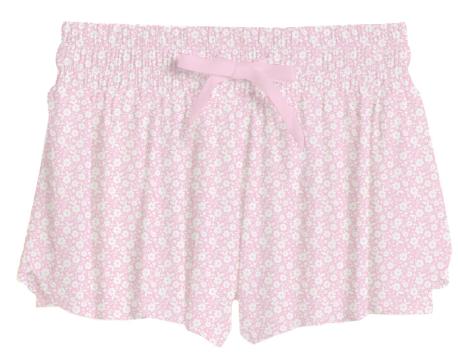 Pink Ditsy Daisy Fly Away Shorts