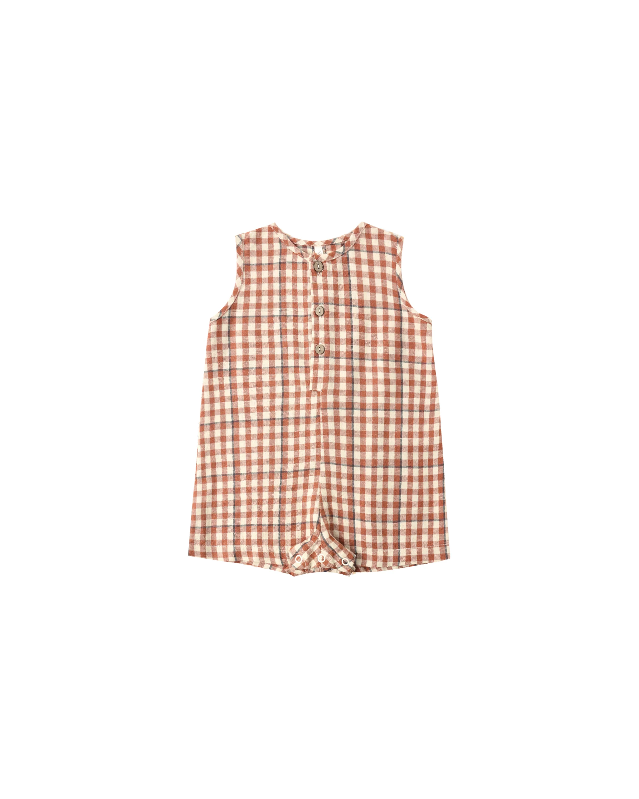 Poppy Gingham Mavrick Romper