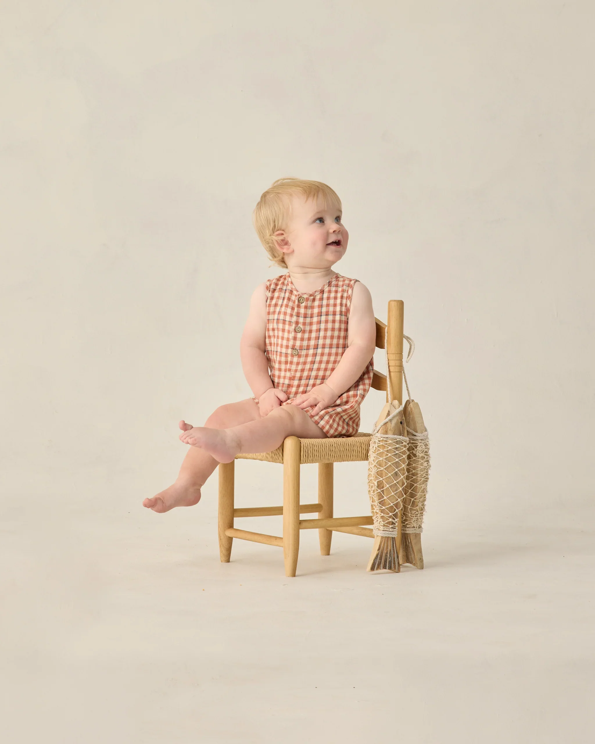 Poppy Gingham Mavrick Romper - Image 2