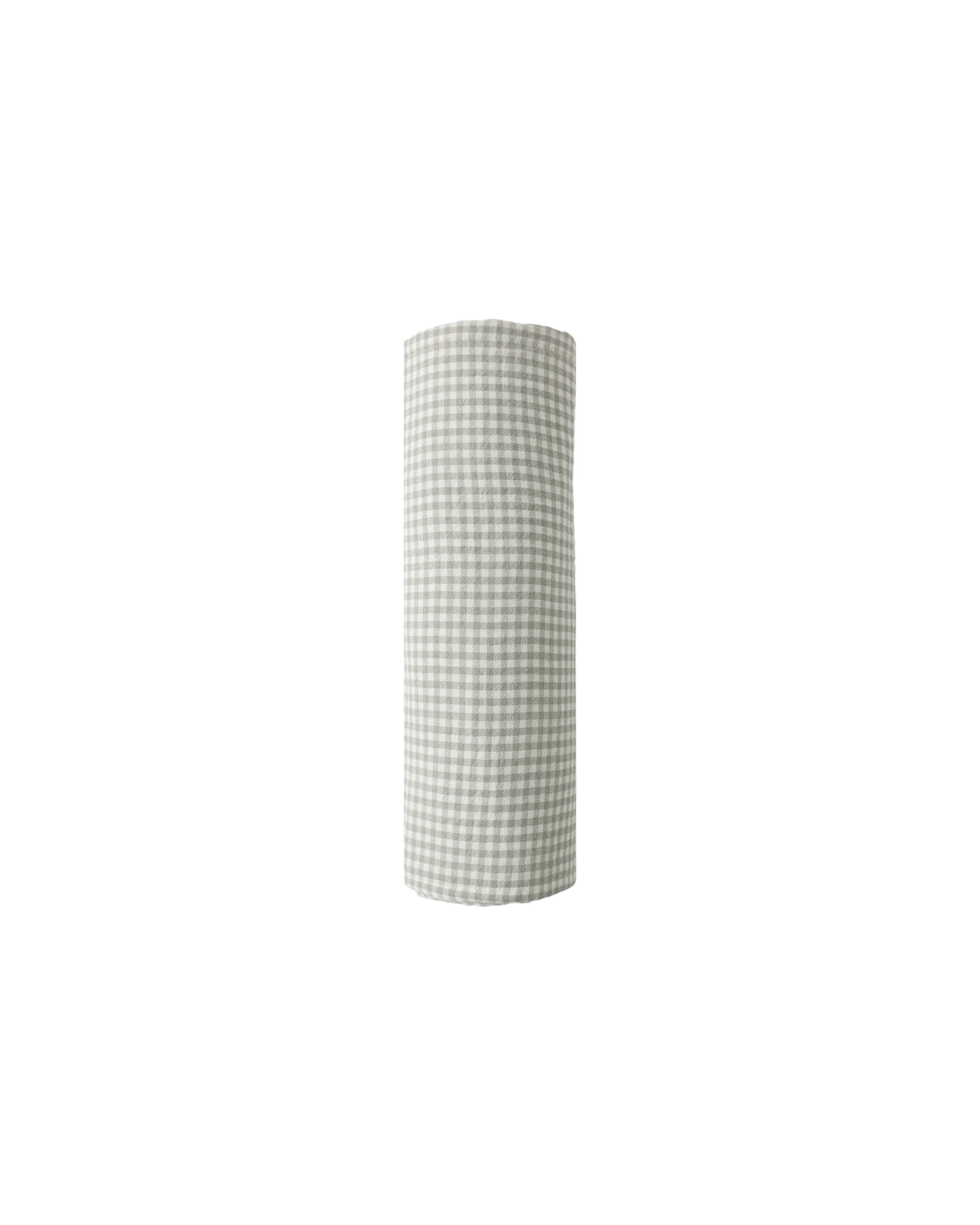 Sage Gingham Woven Swaddle