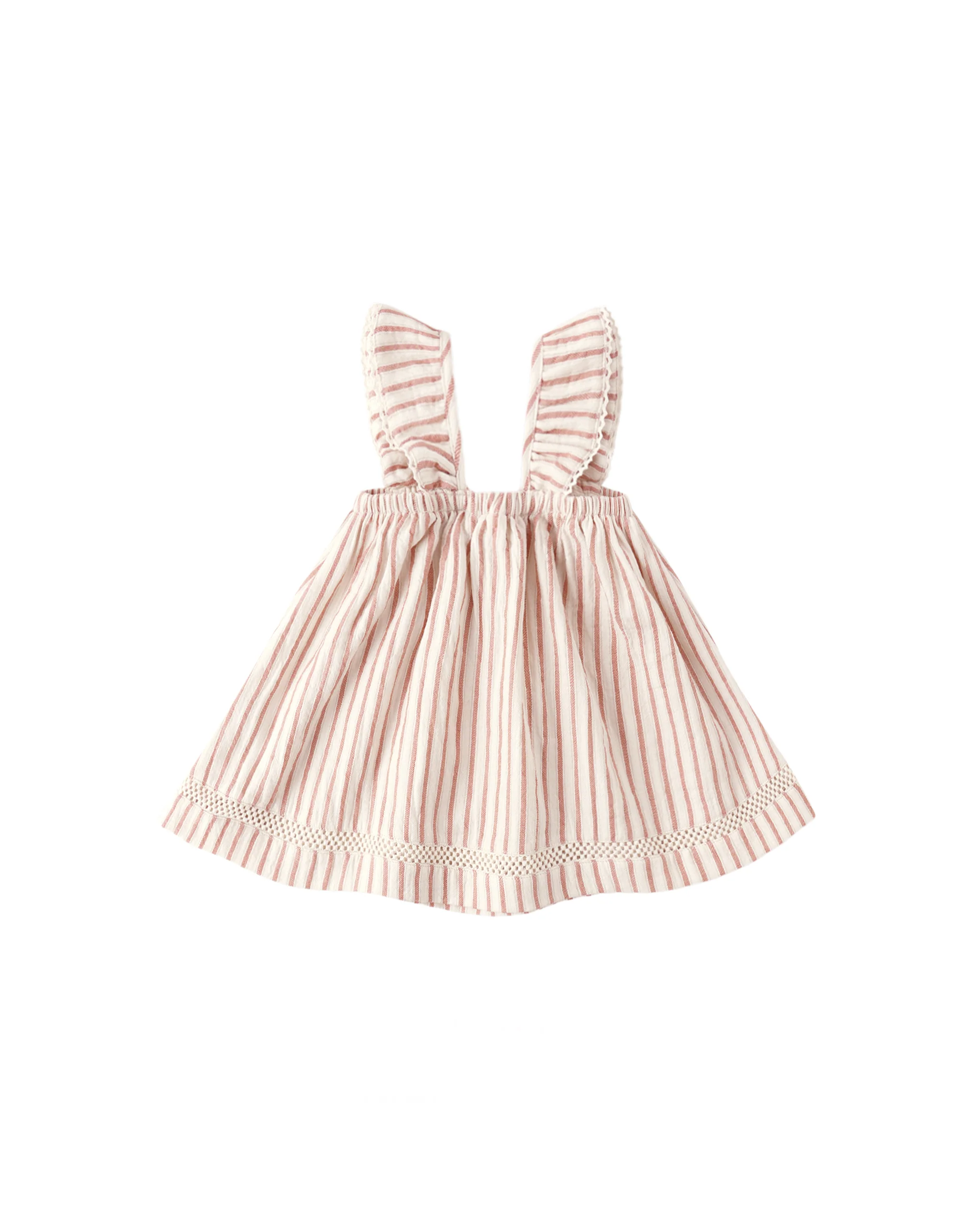 Vintage Stripe Ruffle Tank Dress