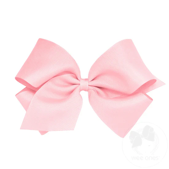 Classic Grosgrain Girls Hair Bow (Plain Wrap) - Image 9