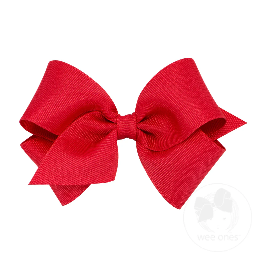 Wee Ones - Small Classic Grosgrain Hair Bow (Plain Wrap) - Image 10
