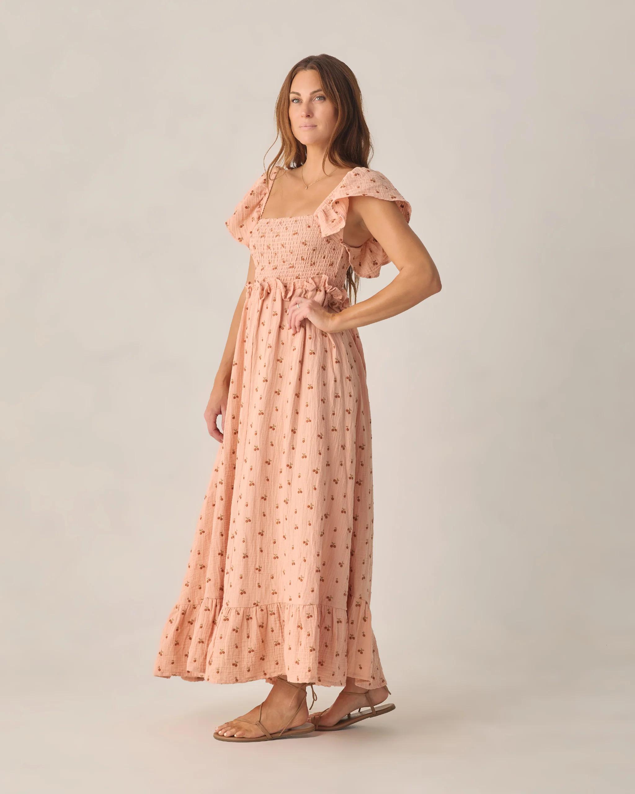 Women's Cherry Embroidery Francesca Dress - Image 3